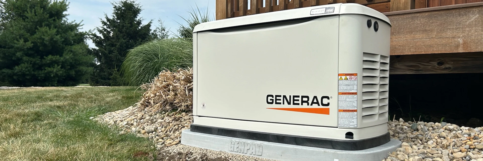 Generac generator installed by a local electrician.